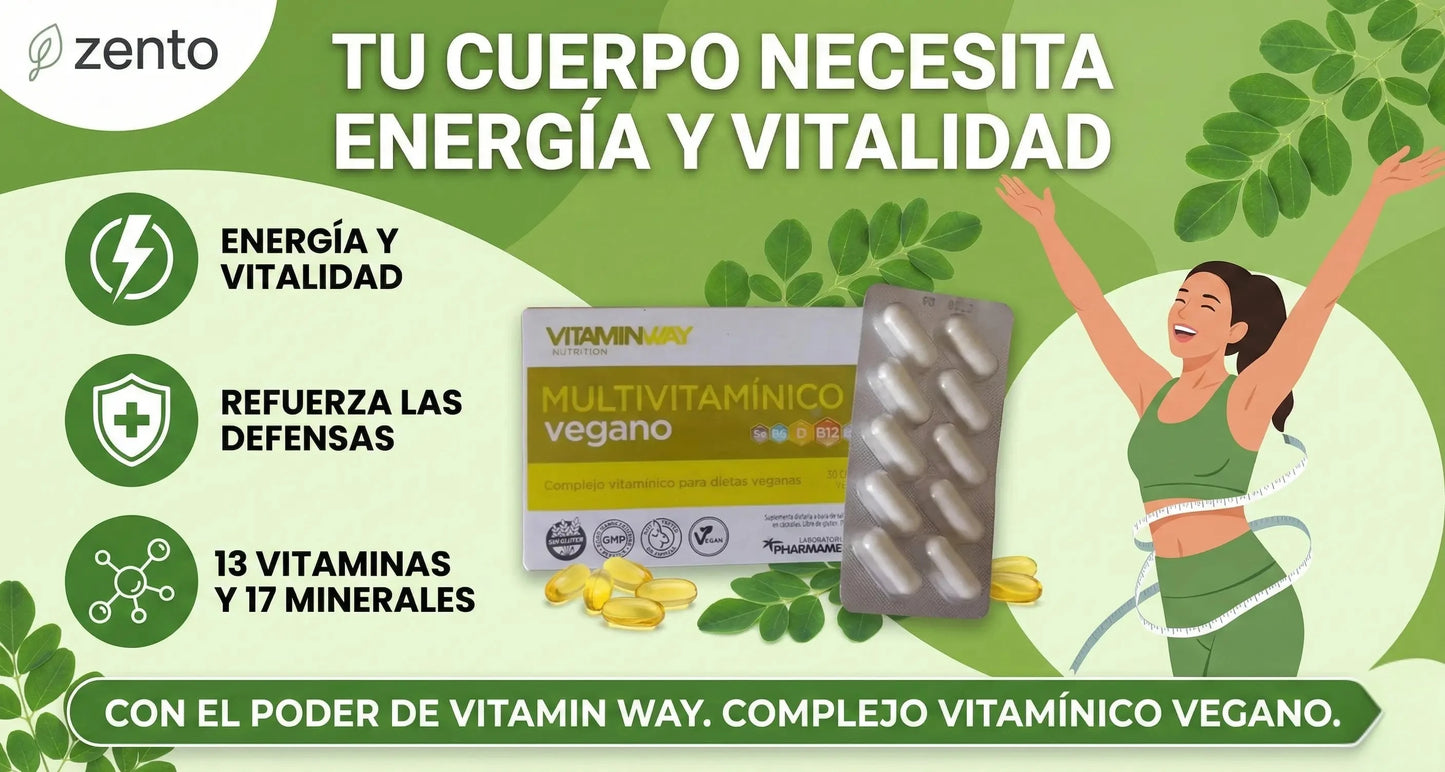 Multivitaminico Vegano Vitamin Way X30 Cápsulas